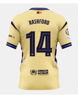 Billige Fotballdrakt Barcelona Marcus Rashford #14 Replika Bortedrakt 2025-26 Kortermet Billige Fotballdrakt Barcelona Marcus Rashford #14 Replika Bortedrakt 2025-26 Kortermet